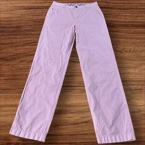 Brooks Brothers Clark Pink Cotton Chino Pants‎ Mens W32 L34 Wide Leg Casual